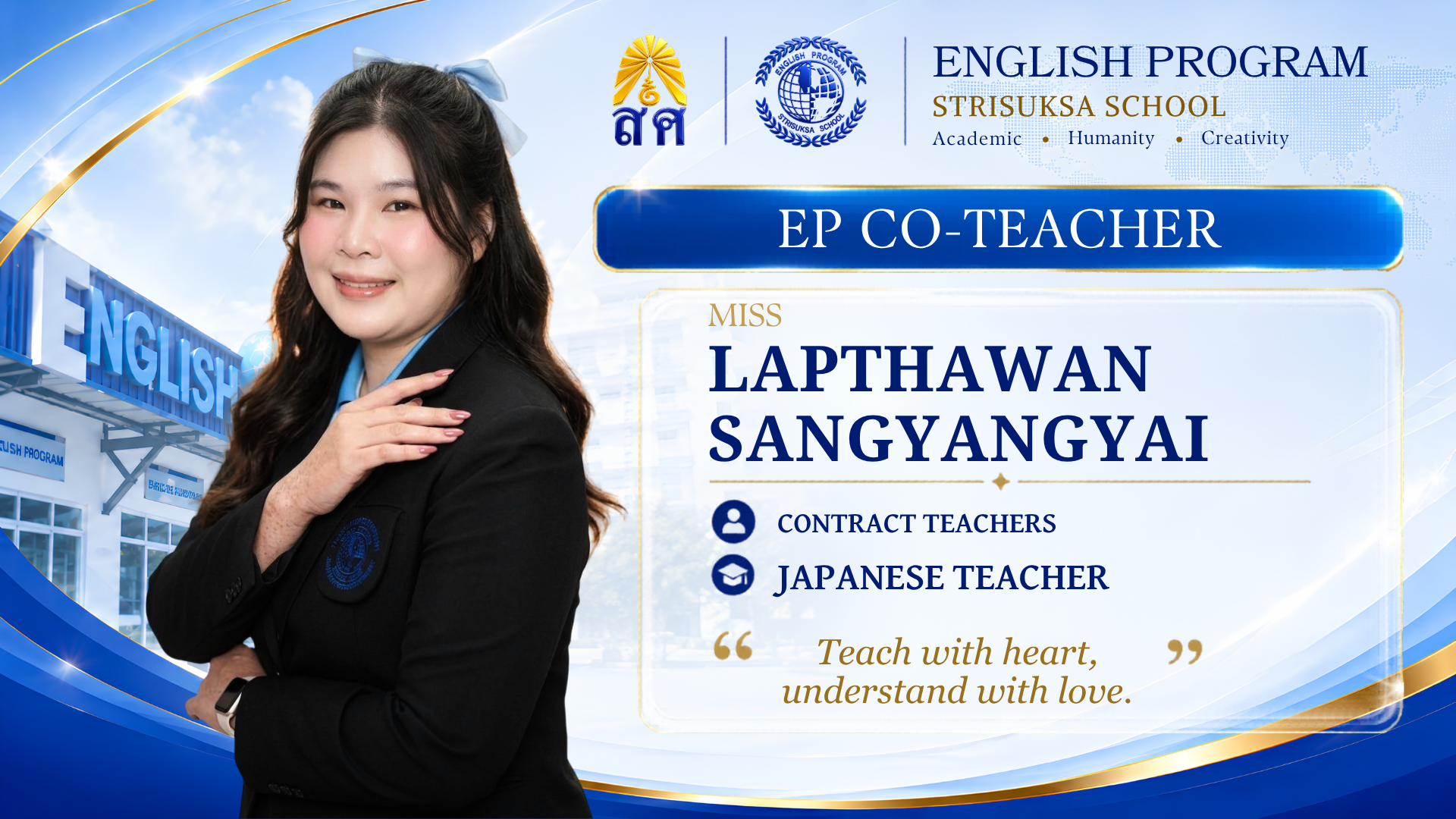 Miss Lapthawan  Sangyangyai