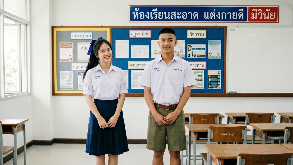 นโยบาย "ห้องเรียนสะอาด แต่งกายดี มีวินัย"